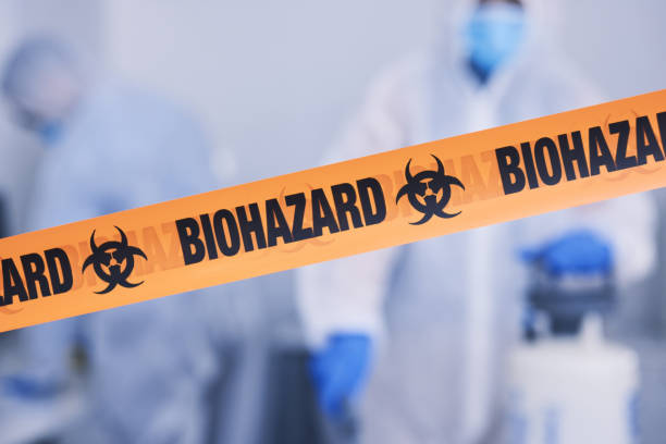 Professional Biohazard Cleanup technician working in Ijamsville, MD